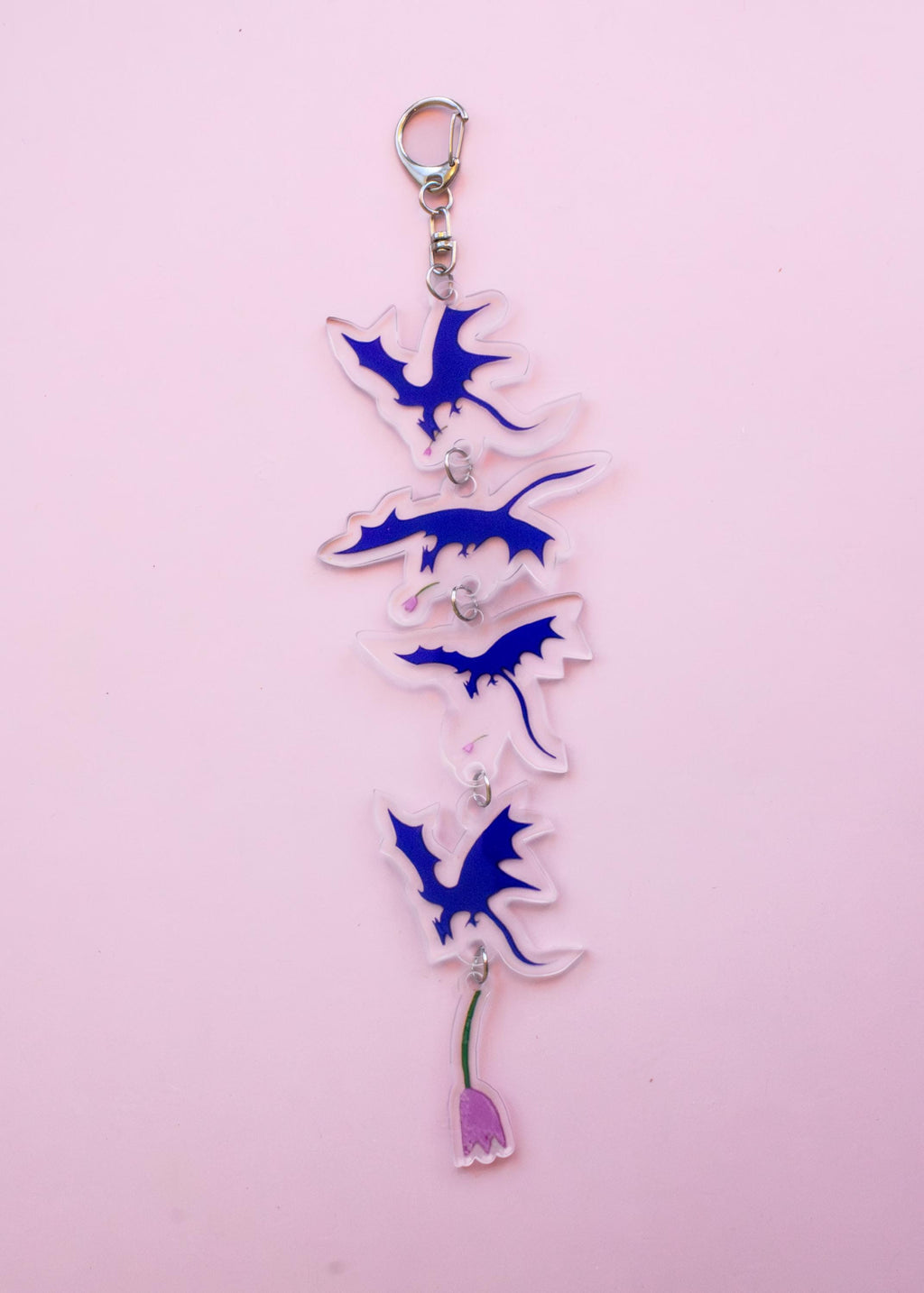 Falling Flower ✶ Keyring
