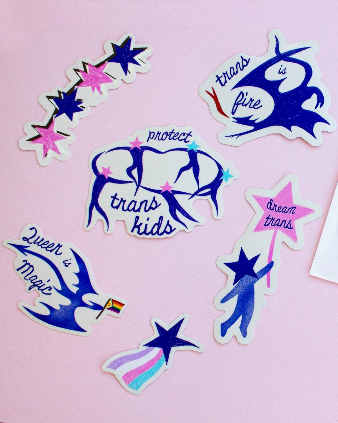 Pack Trans Future ✶ Planche d'autocollants