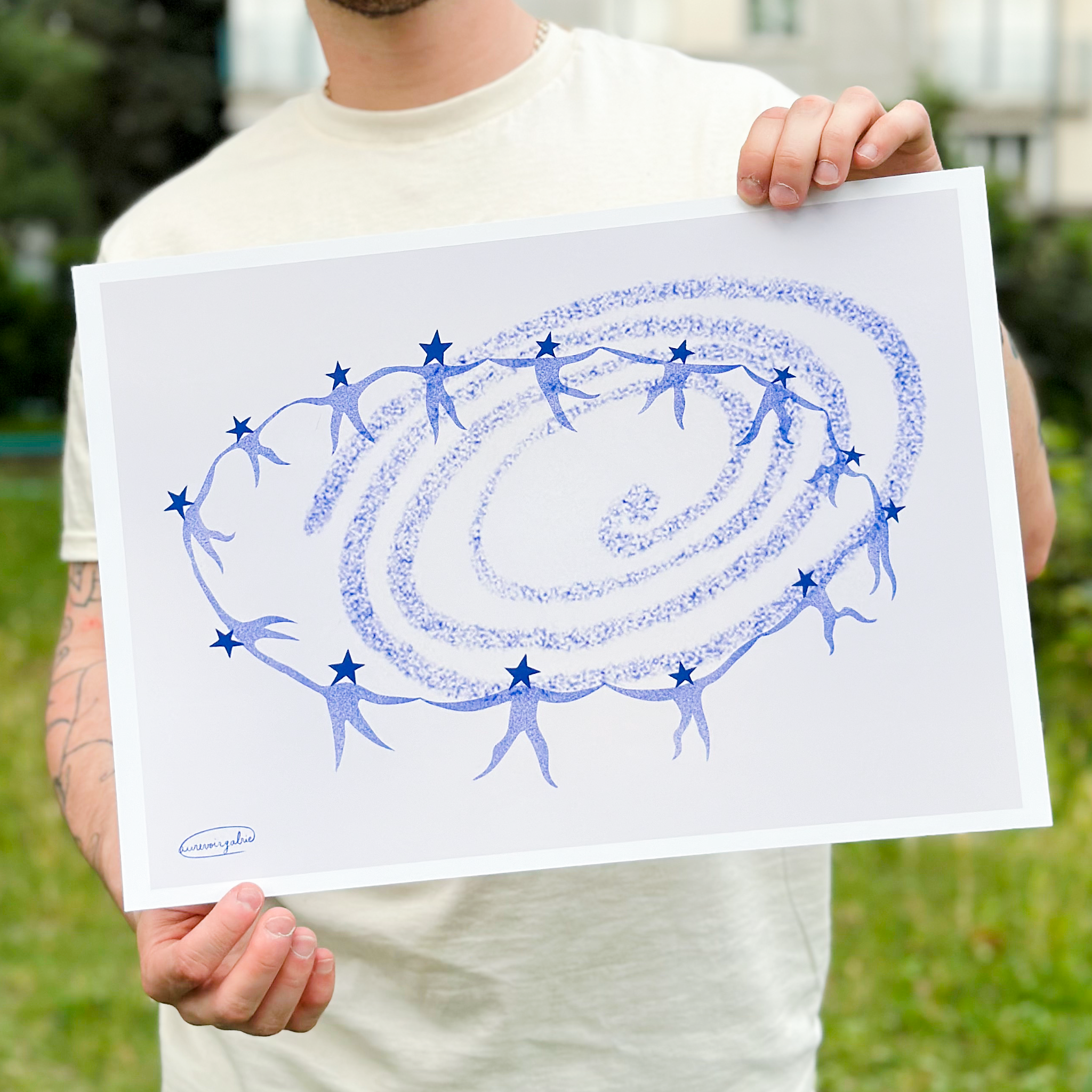 No Borders Between Us  ✶ A3 Print signed