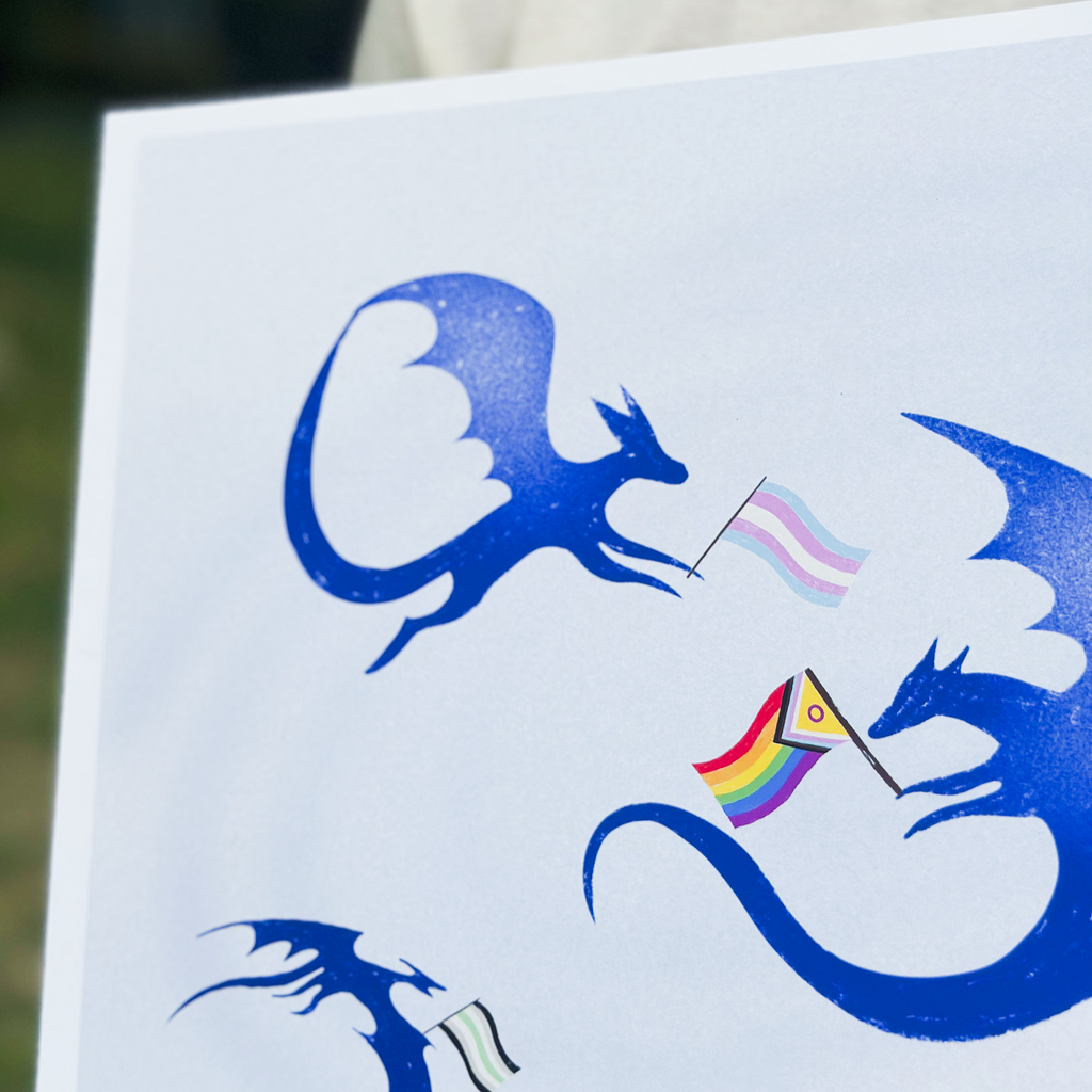 Dragons of Pride ✶ Signed A3 Print