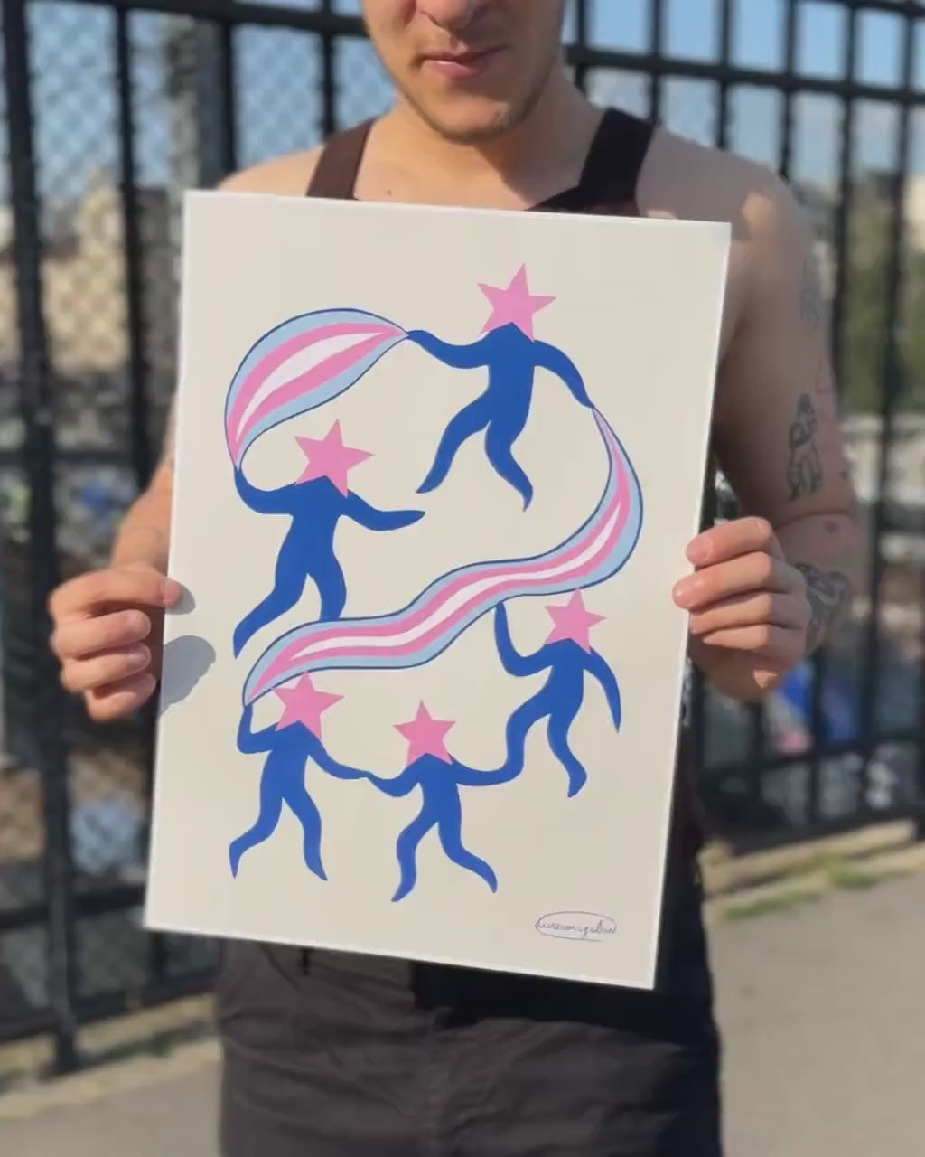 Pride stars ✶ A3 Print signed